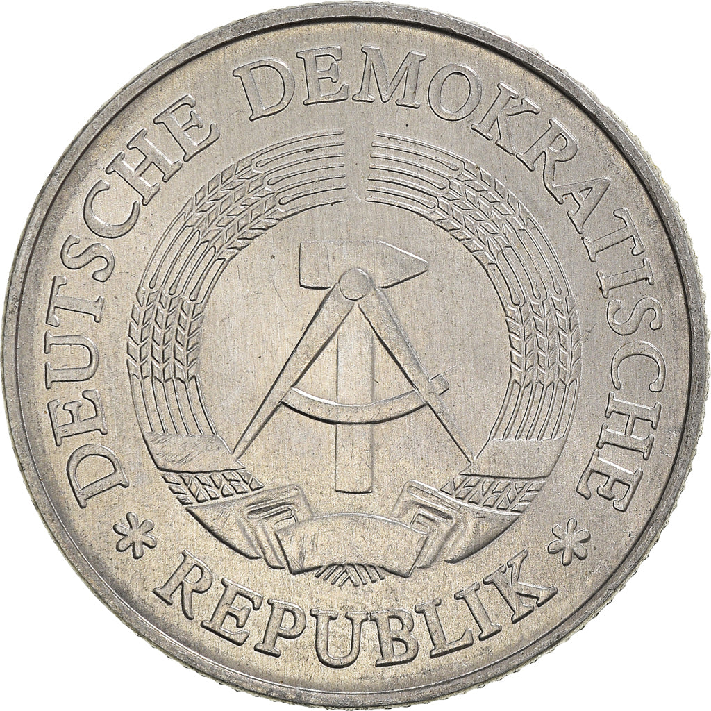 Coin, GERMAN-DEMOCRATIC REPUBLIC, 2 Mark, 1982, Berlin, VF(30-35), Aluminum