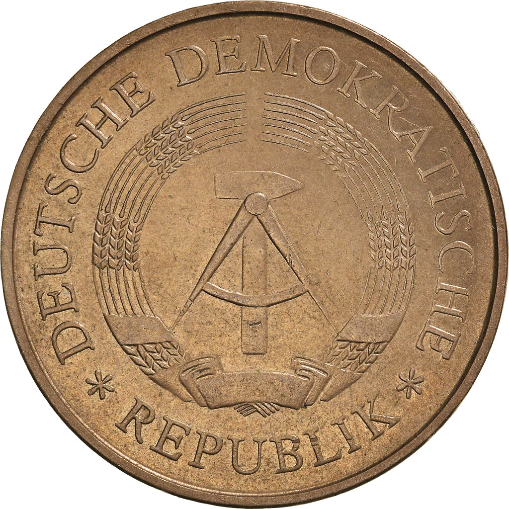Moneda, REPÚBLICA DEMOCRÁTICA ALEMANA, 5 Mark, 1969, Berlin, BC+, Níquel -