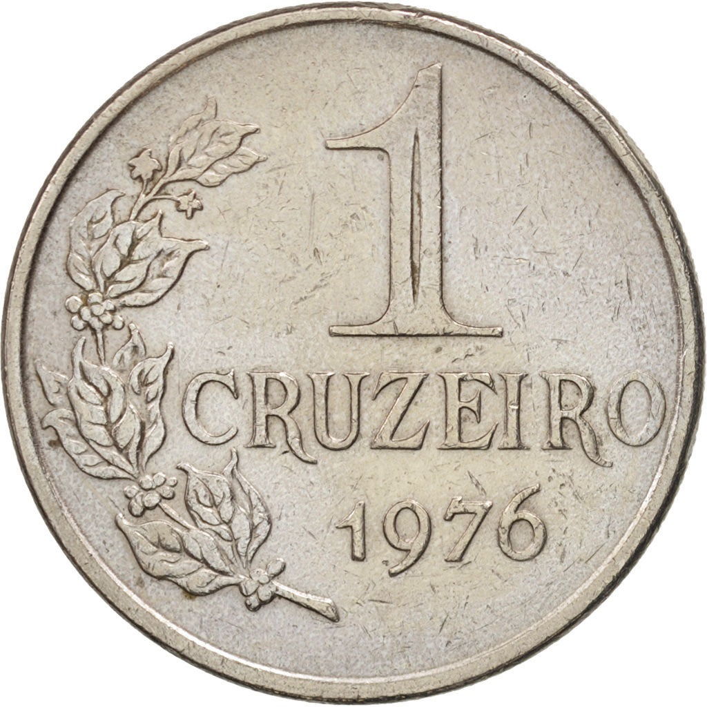 Brazil, Cruzeiro, 1976, EF(40-45), Copper-nickel, KM:581a