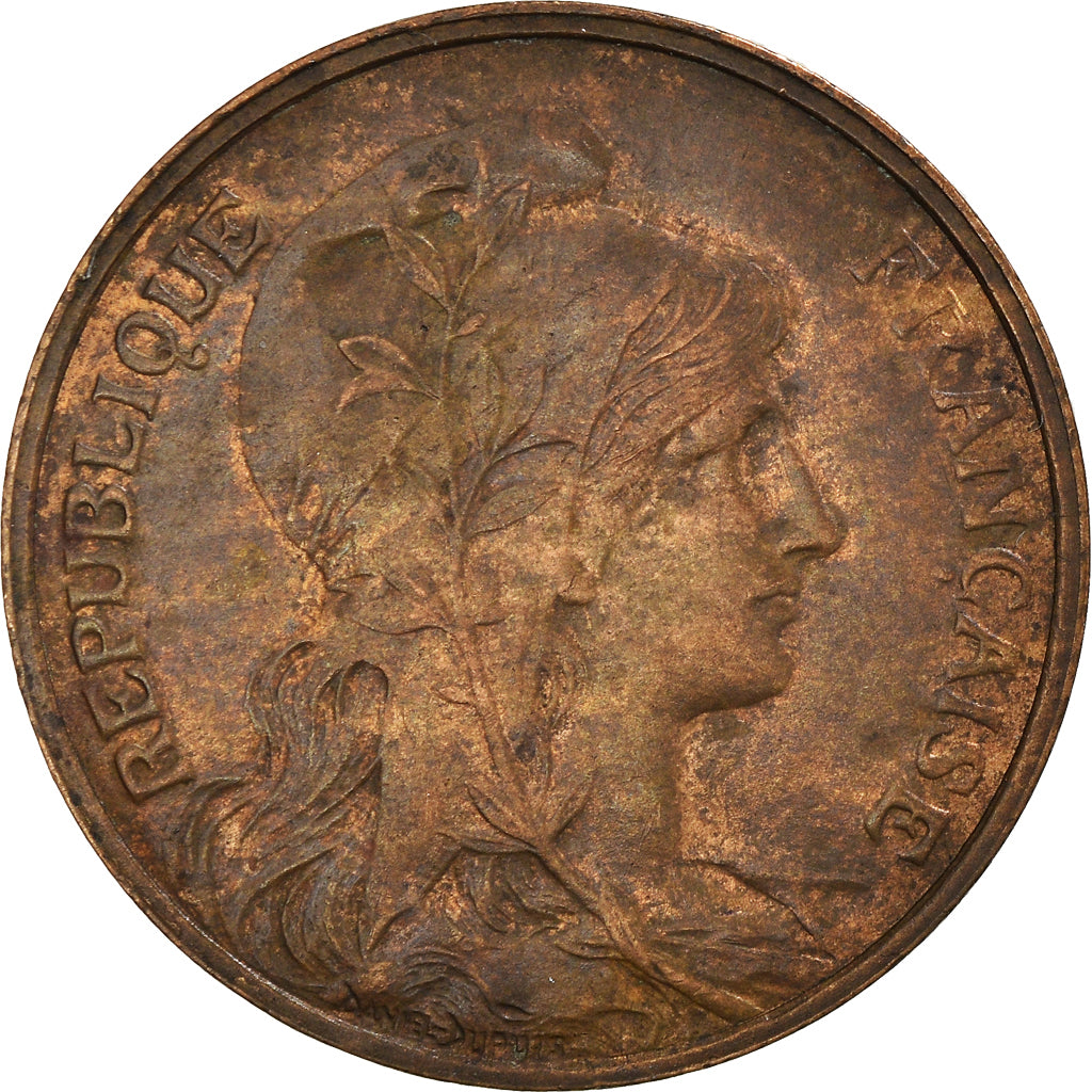 Coin, France, Dupuis, 5 Centimes, 1909, Paris, EF(40-45), Bronze, KM:842