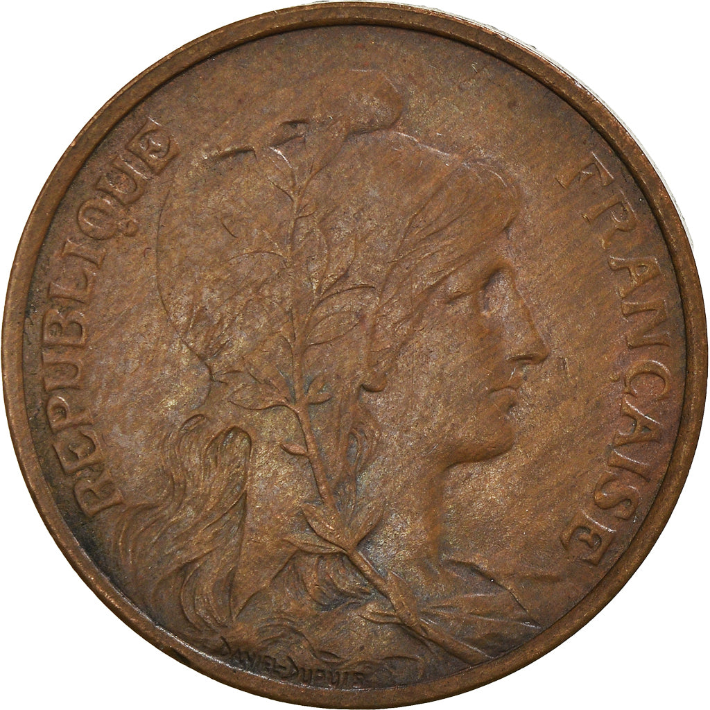 Coin, France, Dupuis, 5 Centimes, 1914, Paris, AU(50-53), Bronze, KM:842