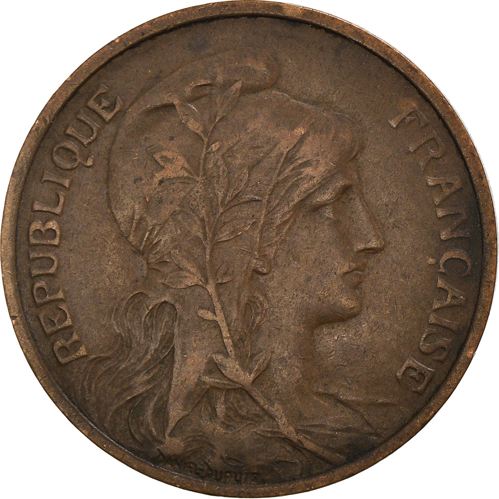 Munten, Frankrijk, Dupuis, 5 Centimes, 1913, Paris, ZF, Bronzen, KM:842