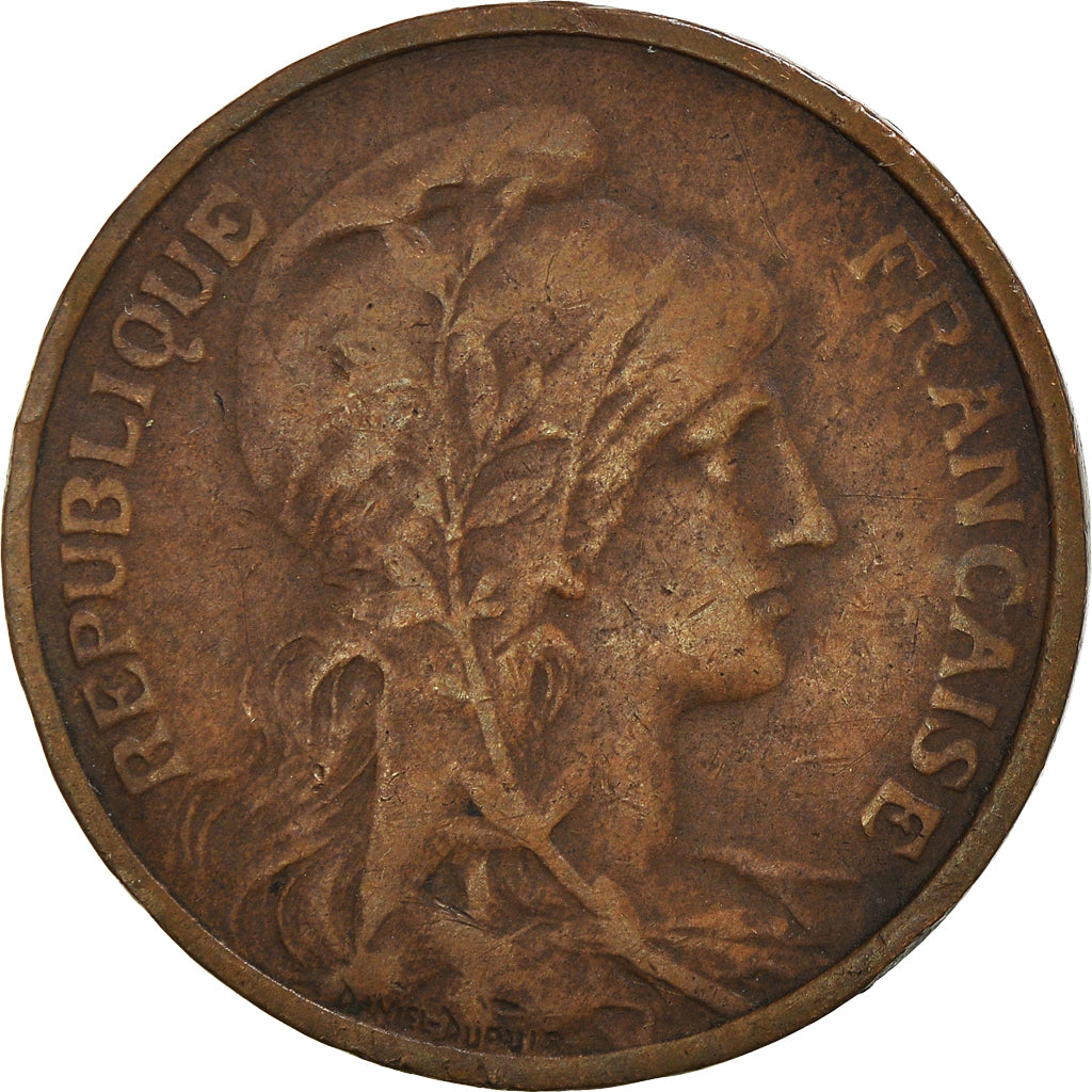 Munten, Frankrijk, Dupuis, 5 Centimes, 1911, Paris, FR+, Bronzen, KM:842