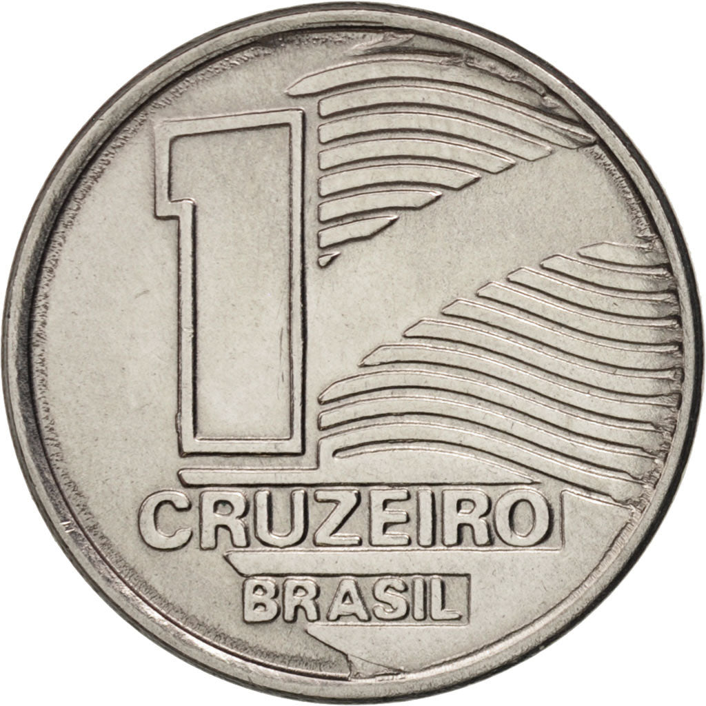 Brazil, Cruzeiro, 1990, MS(63), Stainless Steel, KM:617