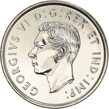 Coin, Canada, Georges VI., 50 Cents, 2021, MS(63), Nickel plated steel, KM:New