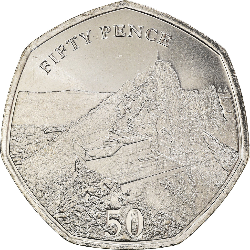 Coin, Gibraltar, Skywalk, 50 Pence, 2020, MS(63), Copper-nickel, KM:New