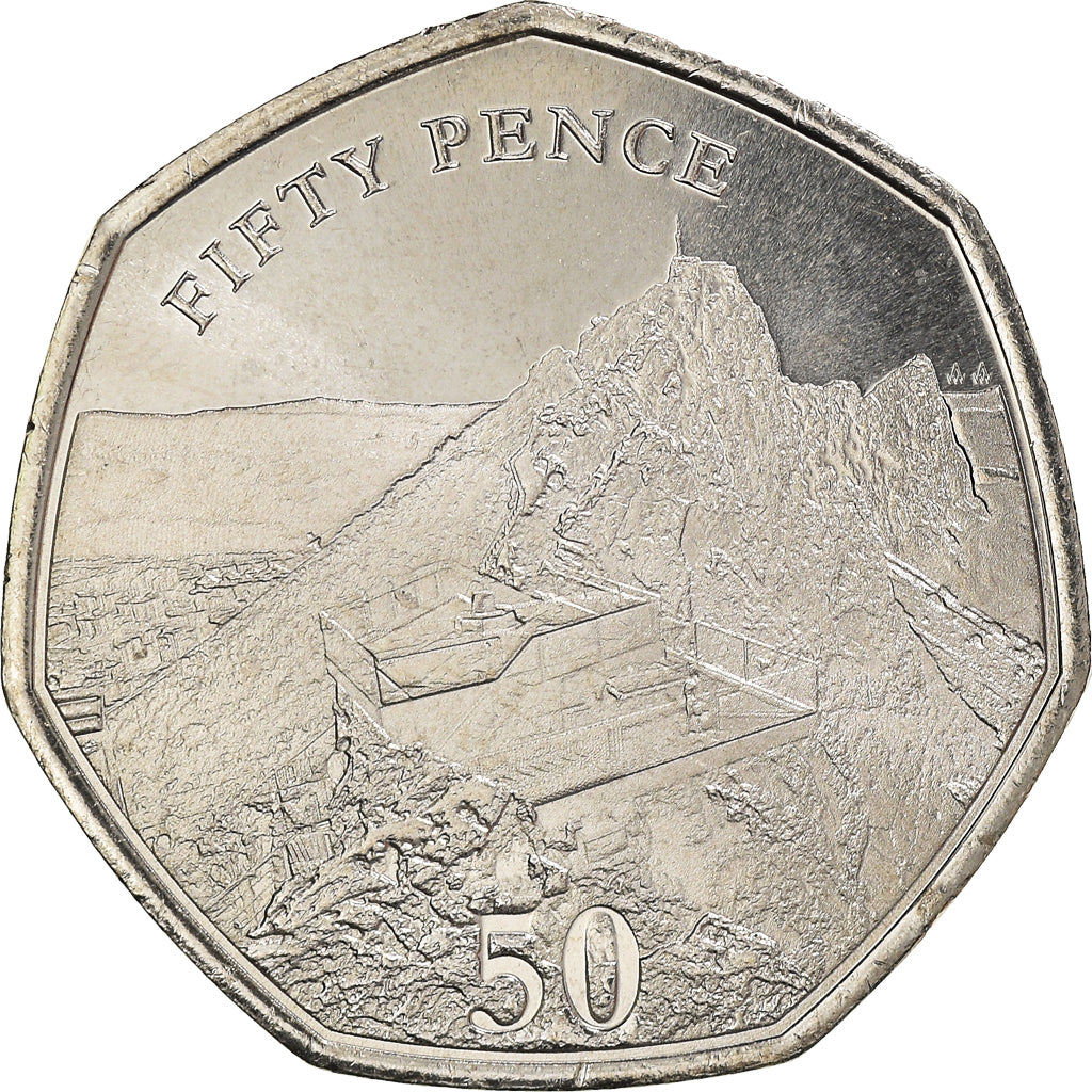 Coin, Gibraltar, Skywalk, 50 Pence, 2020, MS(63), Copper-nickel, KM:New