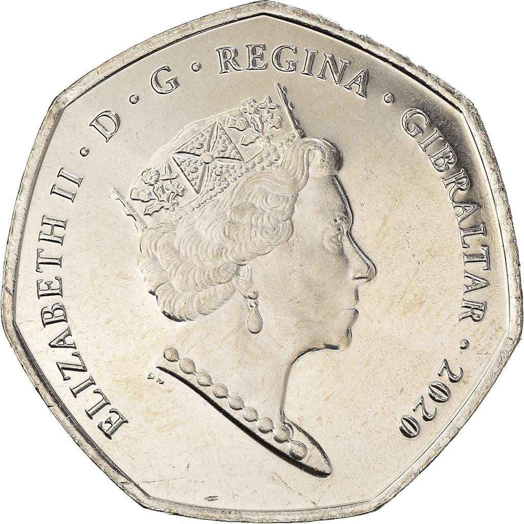 Moneda, Gibraltar, Skywalk, 50 Pence, 2020, SC, Cobre - níquel, KM:New