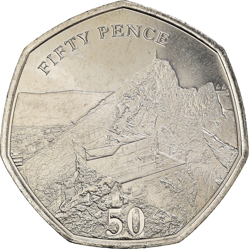 Moneda, Gibraltar, Skywalk, 50 Pence, 2020, SC, Cobre - níquel, KM:New