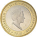 Munten, Gibraltar, Sandy Bay, 2 Pounds, 2020, UNC-, Bimetallic