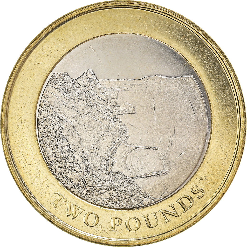 Munten, Gibraltar, Sandy Bay, 2 Pounds, 2020, UNC-, Bimetallic