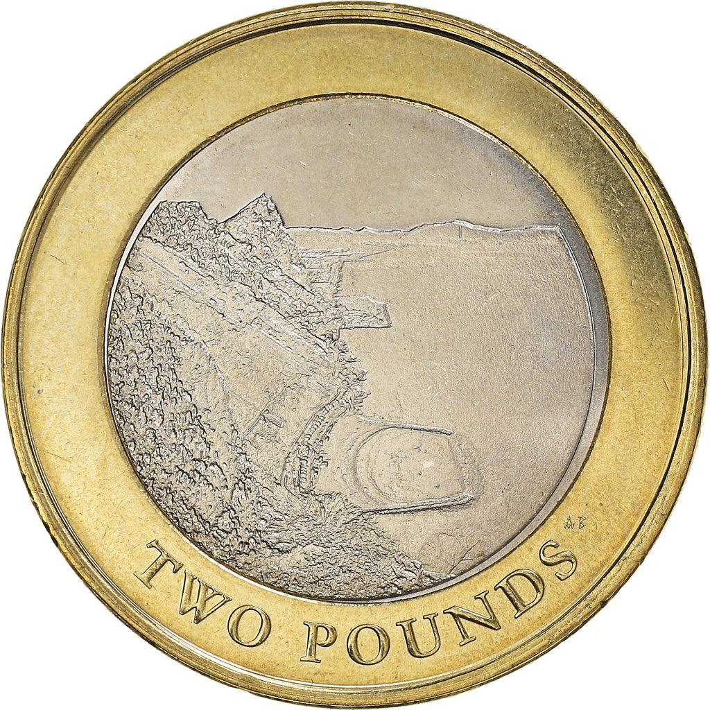 Monnaie, Gibraltar, Sandy Bay, 2 Pounds, 2020, SPL, Bimetallic
