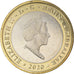 Coin, Gibraltar, Sandy Bay, 2 Pounds, 2020, MS(63), Bimetallic