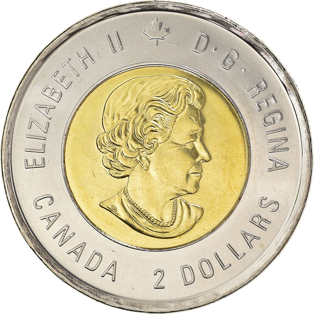 Coin, Canada, Découverte de l'insuline, 2 Dollars, 2021, MS(63), Bi-Metallic