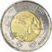 Coin, Canada, Découverte de l'insuline, 2 Dollars, 2021, MS(63), Bi-Metallic