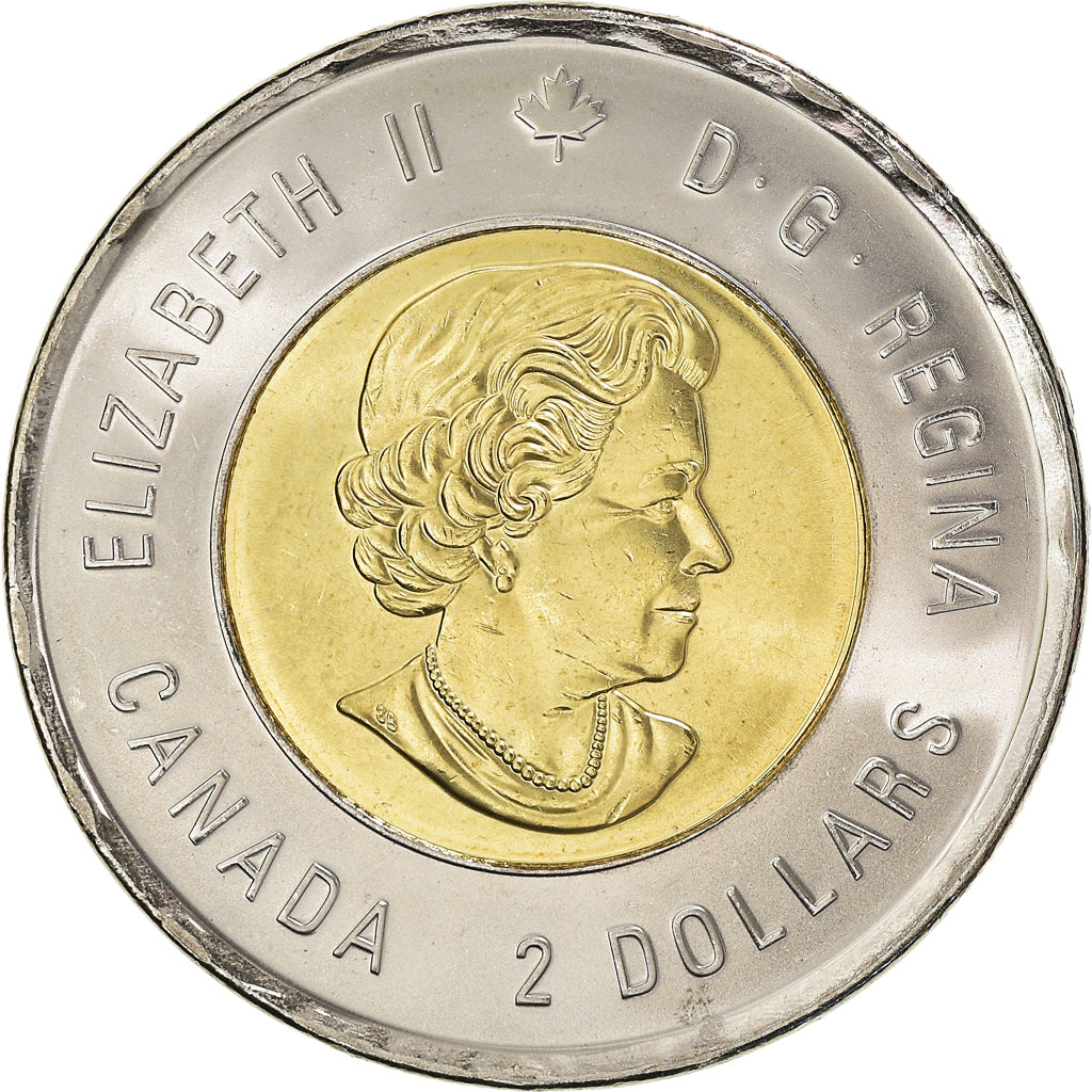 Coin, Canada, Découverte de l'insuline, 2 Dollars, 2021, MS(63), Bi-Metallic
