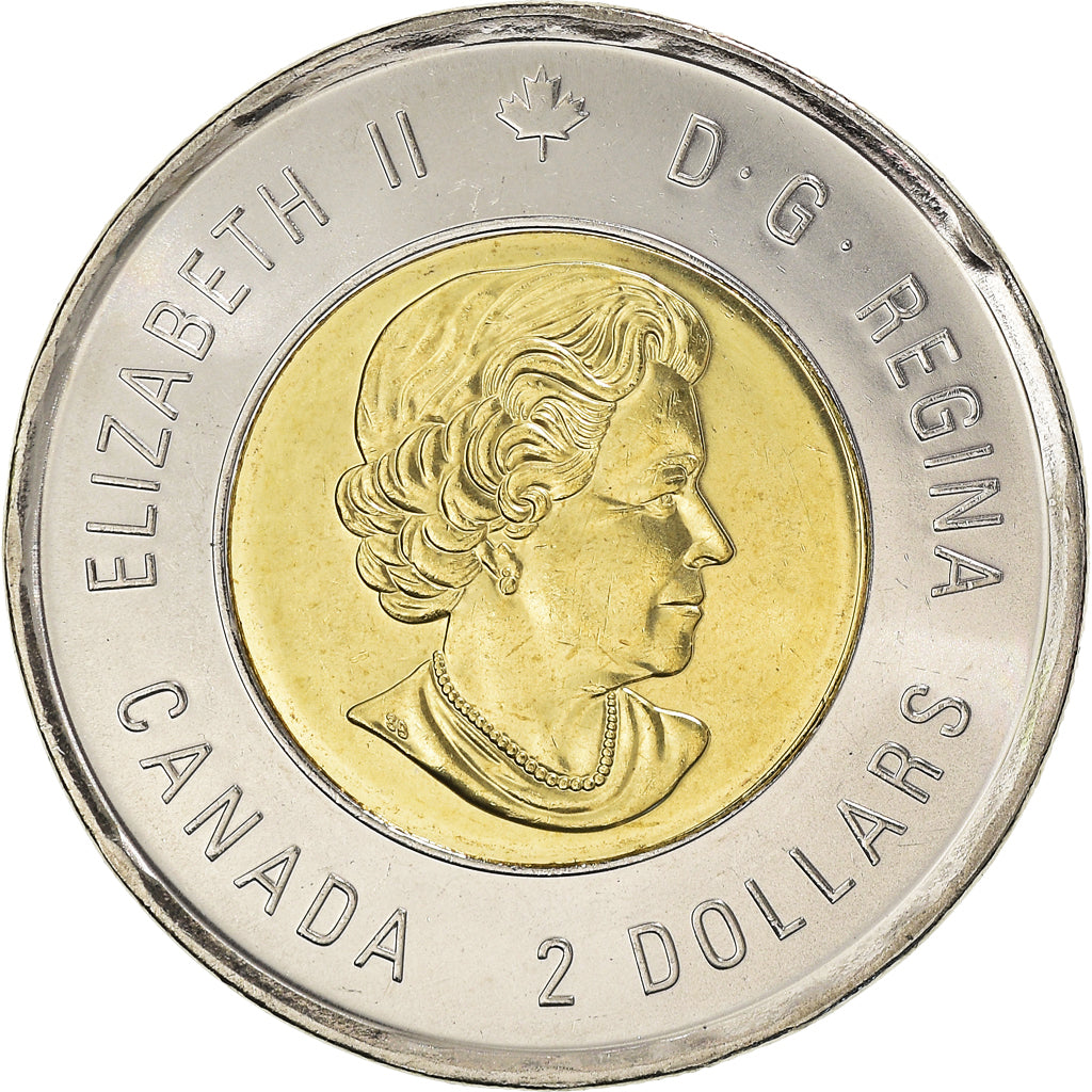 Coin, Canada, Découverte de l'insuline, 2 Dollars, 2021, MS(63), Bi-Metallic
