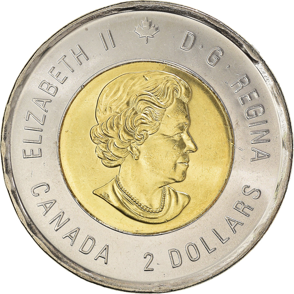 Coin, Canada, Découverte de l'insuline, 2 Dollars, 2021, Colorized, MS(63)