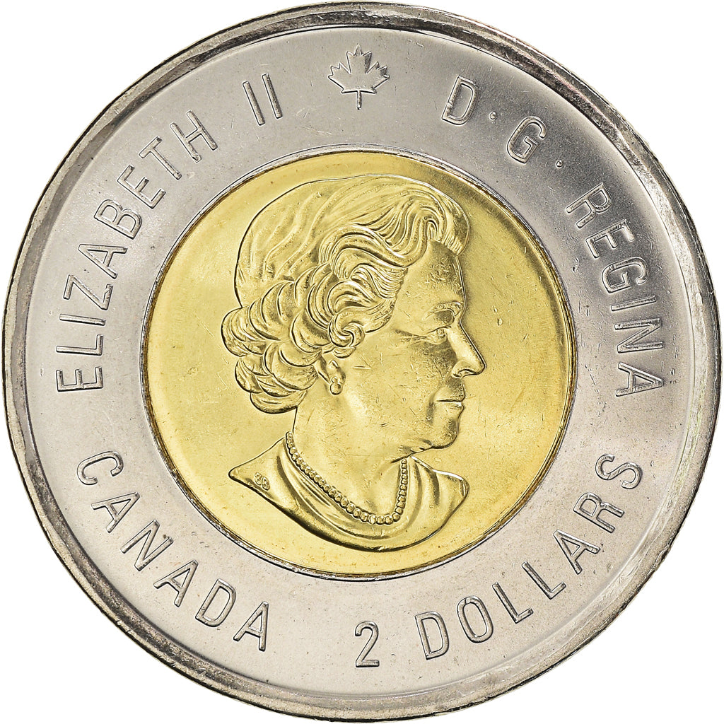 Munten, Canada, Découverte de l'insuline, 2 Dollars, 2021, Colorized, UNC-