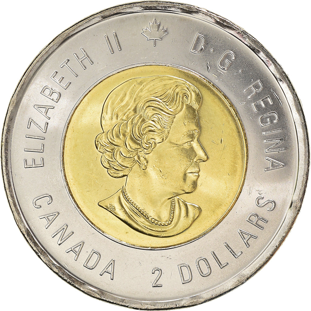 Coin, Canada, Découverte de l'insuline, 2 Dollars, 2021, Colorized, MS(63)