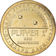 Coin, United States, Dollar, 2021, Denver, NEW HAMPSHIRE, MS(63), Zing Manganese