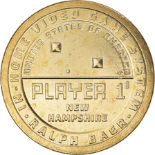 Coin, United States, Dollar, 2021, Denver, NEW HAMPSHIRE, MS(63), Zing Manganese