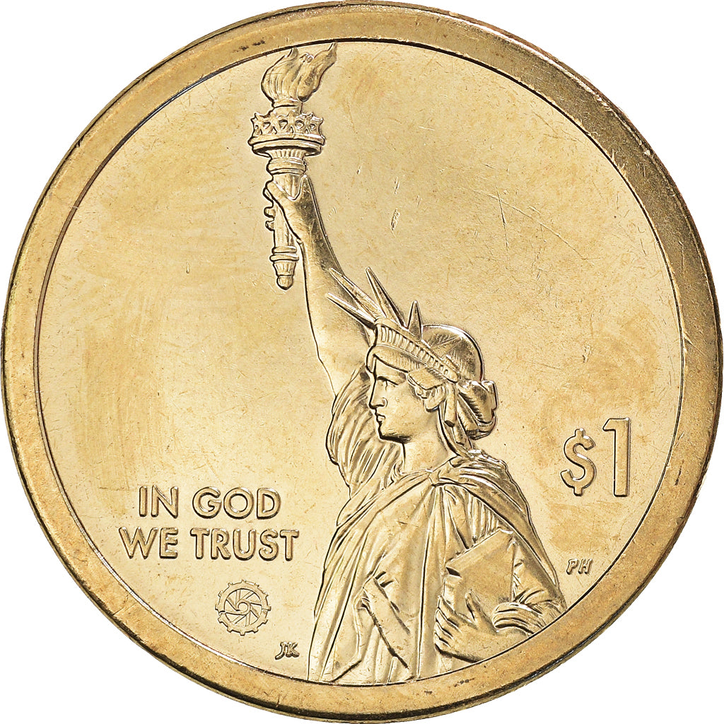 Coin, United States, Dollar, 2021, Philadelphia, American Innovation - Virginia