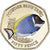 Coin, British Indian Ocean, Powder Blue Tang., 50 Pence, 2021, FDC.colorisée.