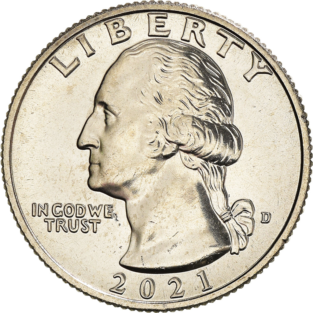 Coin, United States, Quarter, 2021, Denver, MS(63), Copper-Nickel Clad Copper