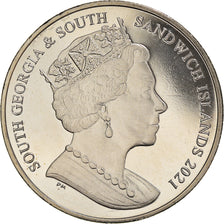 Coin, South Georgia and the South Sandwich Islands, Angel's wings, 2 Pounds