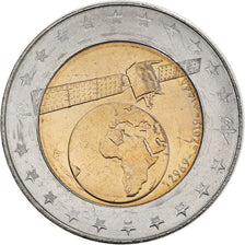 Moeda, Argélia, Satellite, 100 Dinars, 2019, MS(63), Bimetálico, KM:141