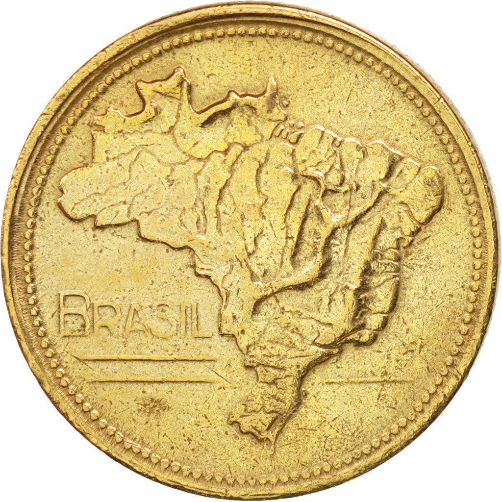 Brazil, Cruzeiro, 1955, EF(40-45), Aluminum-Bronze, KM:558