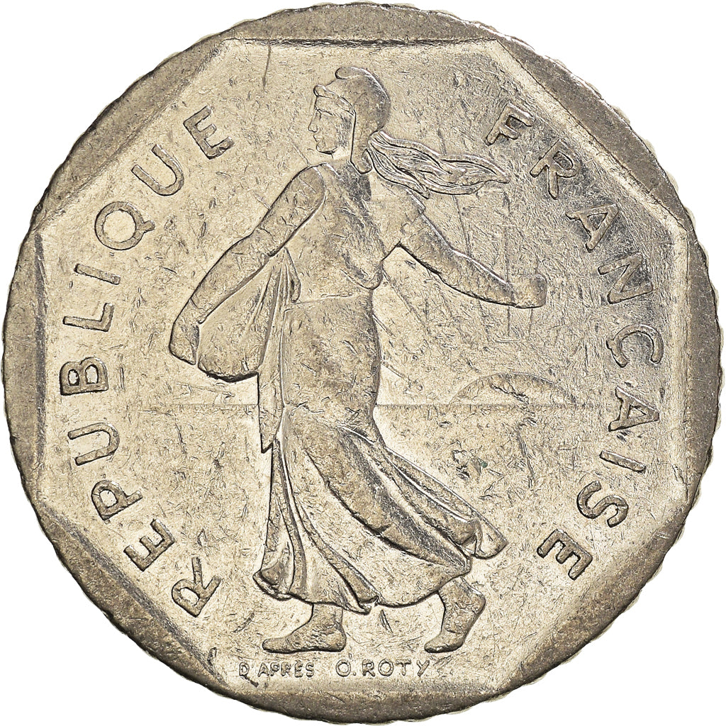 Coin, France, Semeuse, 2 Francs, 1981, VF(20-25), Nickel, KM:942.1, Gadoury:547