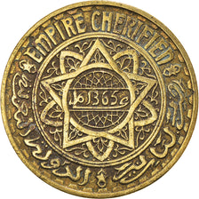Münze, Marokko, Mohammed V, 5 Francs, 1365, Paris, SS+, Aluminum-Bronze, KM:43