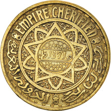 Moneta, Marocco, Mohammed V, 50 Francs, 1951, Paris, BB+, Alluminio-bronzo