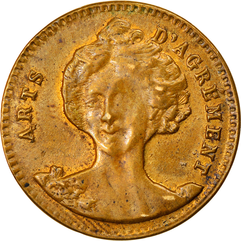 France, Token, Maison Close, Madame Julia, Artiste, Paris, AU(50-53), Covered