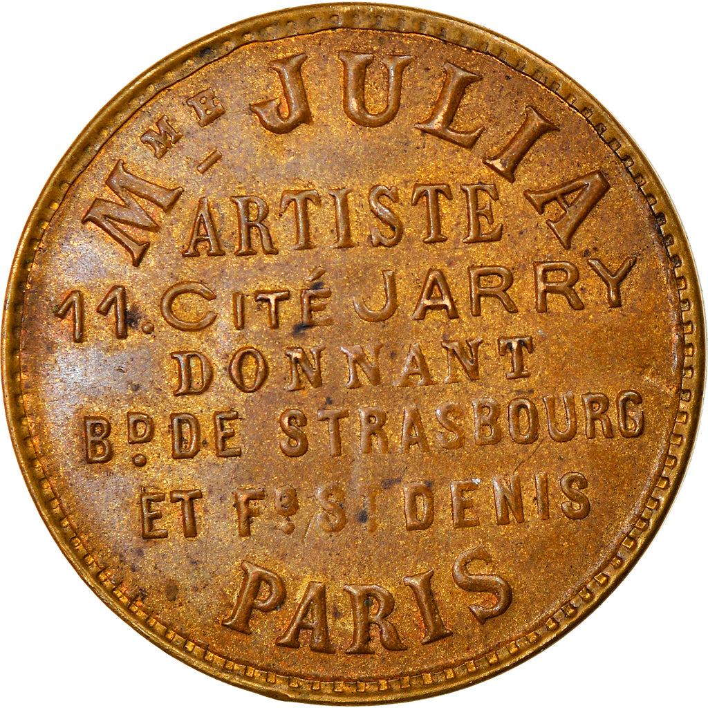 France, Token, Maison Close, Madame Julia, Artiste, Paris, AU(50-53), Covered