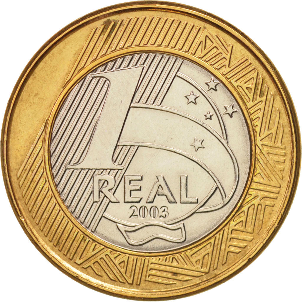 Brazil, Real, 2003, Rio de Janeiro, MS(63), Bi-Metallic, KM:652a
