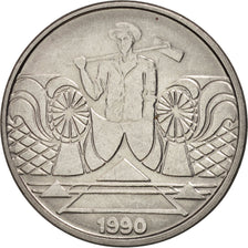 Brazil, 5 Cruzeiros, 1990, MS(60-62), Stainless Steel, KM:618.1