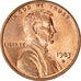 Coin, United States, Lincoln Cent, Cent, 1983, U.S. Mint, Denver, AU(50-53)