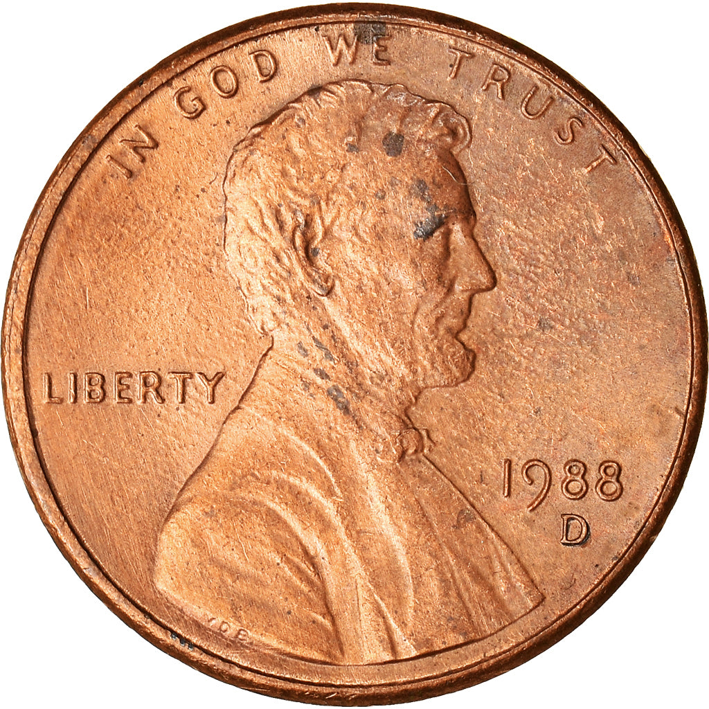 Münze, Vereinigte Staaten, Lincoln Cent, Cent, 1988, U.S. Mint, Denver, SS