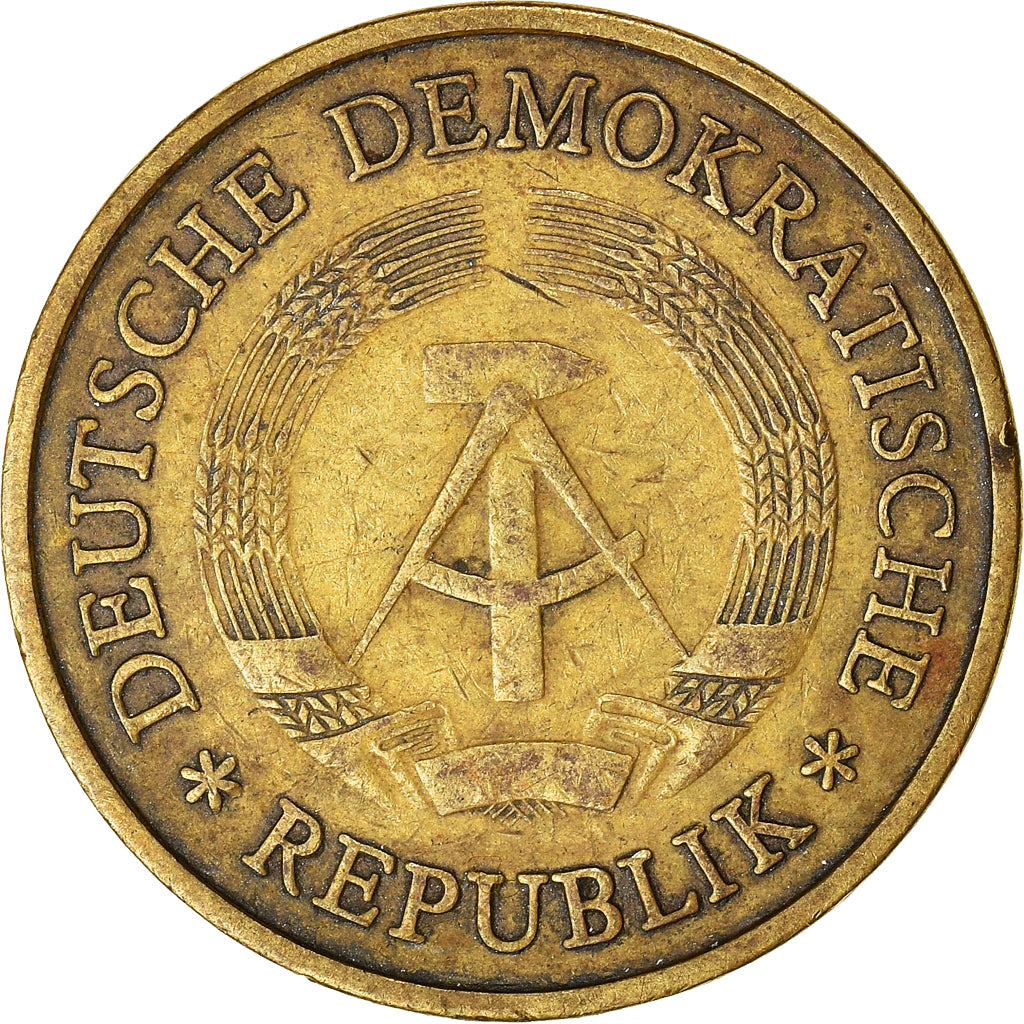 Münze, GERMAN-DEMOCRATIC REPUBLIC, 20 Pfennig, 1969, Berlin, S, Messing, KM:11