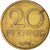 Moneta, NIEMCY - NRD, 20 Pfennig, 1969, Berlin, VF(20-25), Mosiądz, KM:11