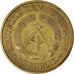 Moneda, REPÚBLICA DEMOCRÁTICA ALEMANA, 20 Pfennig, 1983, Berlin, BC+, Latón