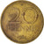Moneta, NIEMCY - NRD, 20 Pfennig, 1984, Berlin, VF(20-25), Mosiądz, KM:11