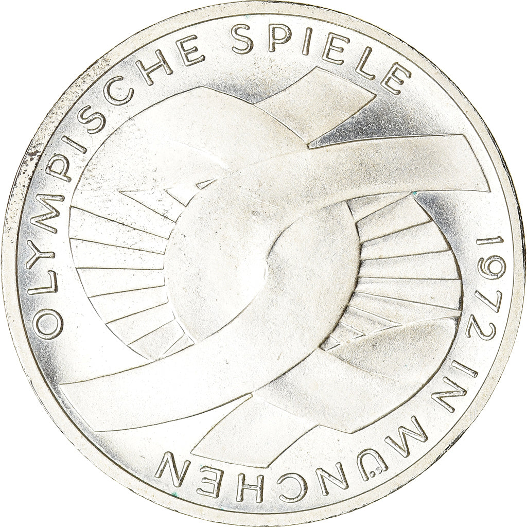 Münze, Bundesrepublik Deutschland, 10 Mark, 1972, Hamburg, BE, SS, Silber