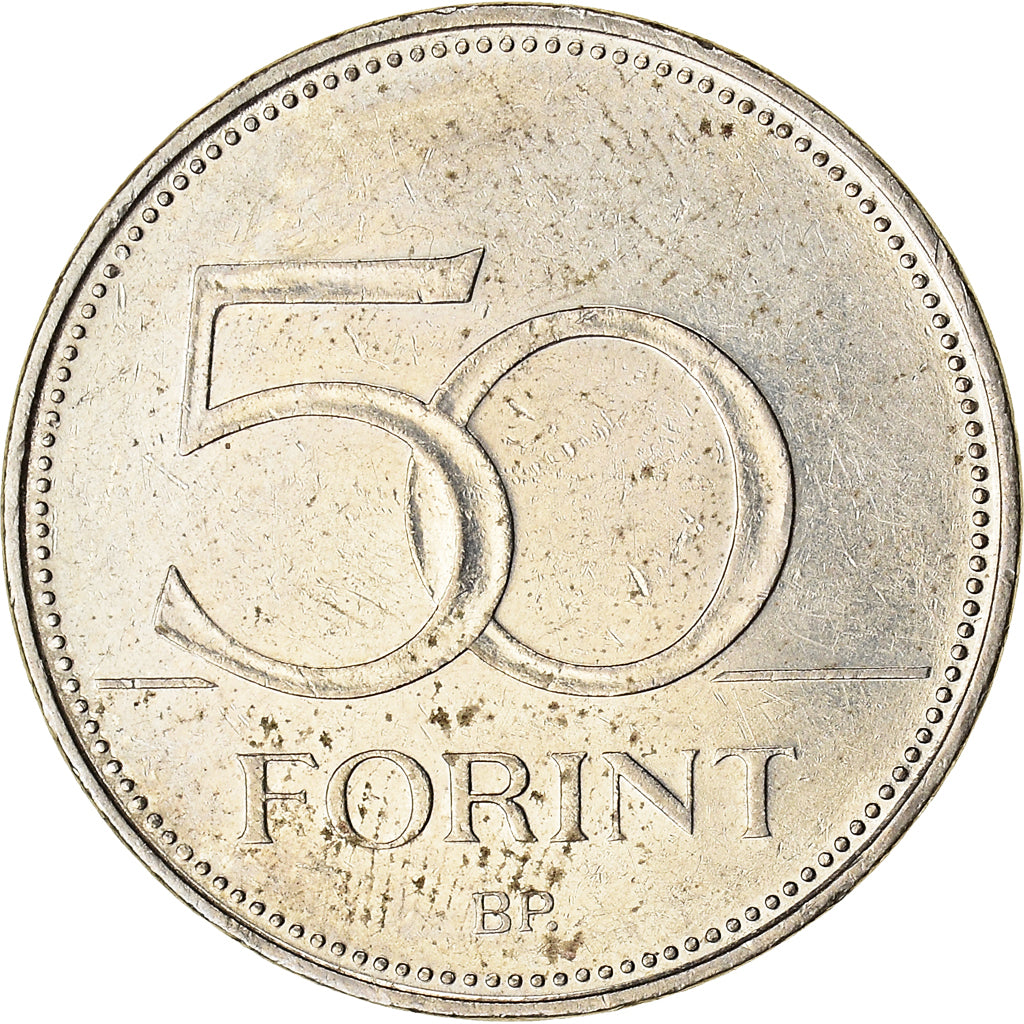 Moneta, Ungheria, 50 Forint, 2006, Budapest, MB, Rame-nichel, KM:697