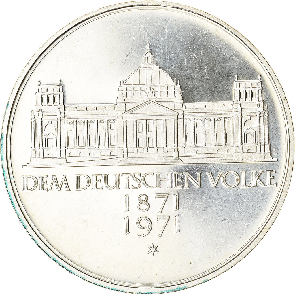 Coin, GERMANY - FEDERAL REPUBLIC, Foundation of German Empire, 1871, 5 Mark
