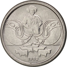 Brazil, Centavo, 1989, MS(63), Stainless Steel, KM:611