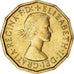 Coin, Great Britain, Elizabeth II, 3 Pence, 1967, AU(50-53), Nickel-brass